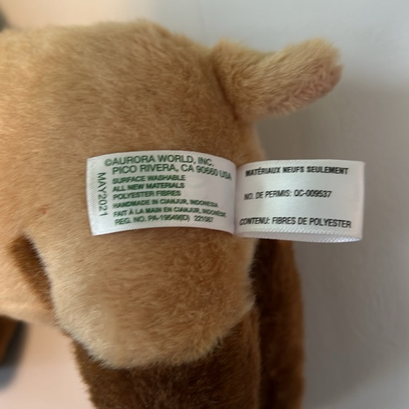 Aurora Eco-Nation 10” Stuffed Moose - Picture 7 of 8